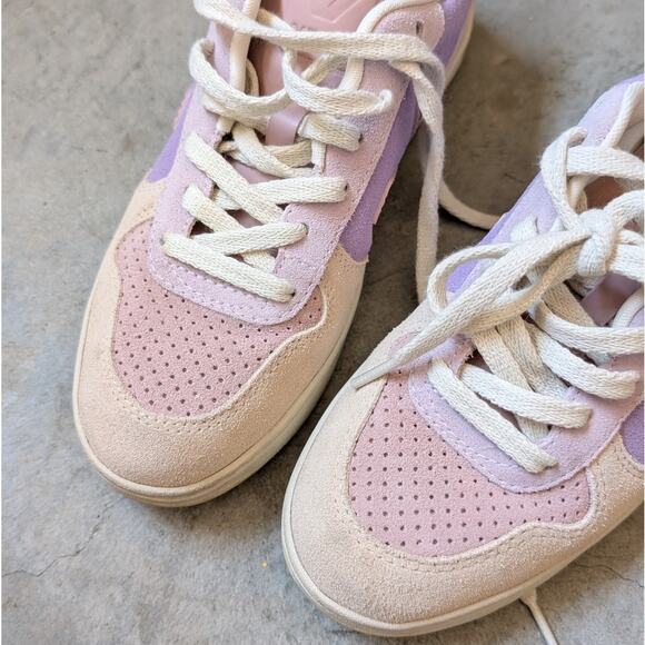 VEJA V-10 Lavander Leather Suede Barbicore Low Top Sneakers, size EU 37/US 6 - Picture 2 of 9